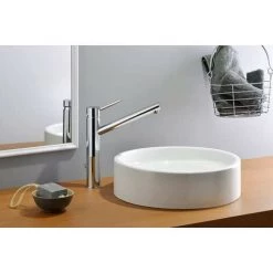 Mélangeur De Lavabo Haut Avec Bec Long Paffoni Birillo BI081CR93 | Chromé - Vidage Automatique 1"1/4 - Chromé -PAFFONI Soldes 10368417 4