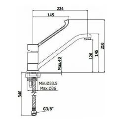Mitigeur D'évier Monotrou Avec Levier Clinique Paffoni Red RED303CR | Chromé - Chromé -PAFFONI Soldes 10441406 2