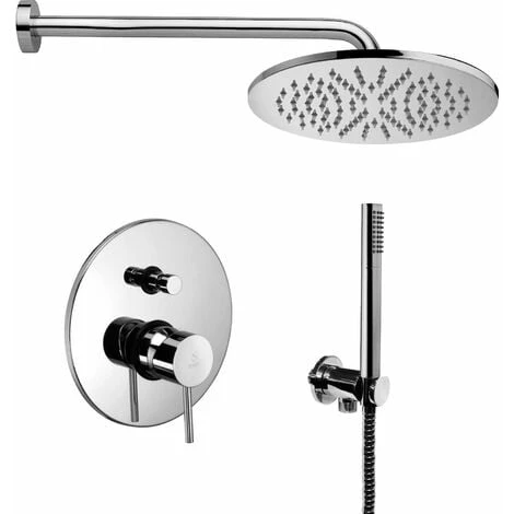 Kit Ensemble Complet Pour La Douche Paffoni LIGHT KITLIG015 | Chromé - Avec Set De Douche - Chromé 3 Kit Ensemble Complet Pour La Douche Paffoni LIGHT KITLIG015 | Chromé - Avec Set De Douche - Chromé