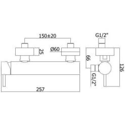 Paffoni Mitigeur De Douche Mural, Noir Mat (LIG168NO) -PAFFONI Soldes 12005133 2