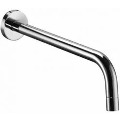 Bec Mural 175 Mm Complet Avec Plaque Paffoni ZBOC045 | Chromé - Chromé