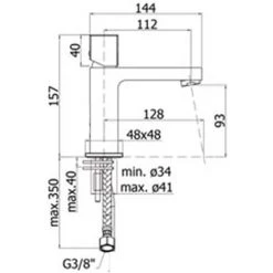Mitigeur Lavabo Paffoni Elle Sans Vidage Avec Levier Cubo 5 Mitigeur Lavabo Paffoni Elle Sans Vidage Avec Levier Cubo -PAFFONI Soldes 18063064 2