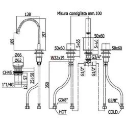LEP119CR De Paffoni : Mitigeur De Bidet Sans Bonde Et Aérateur à Encastrer -PAFFONI Soldes 18063077 2