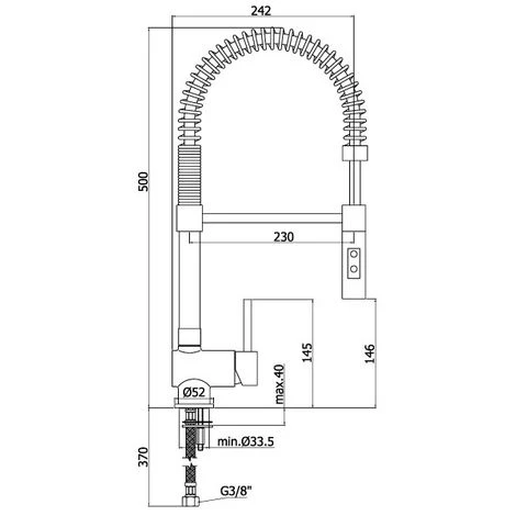SK178CR De Paffoni : Mitigeur 2 Jets Pour Type évier De Cuisine 4 SK178CR De Paffoni : Mitigeur 2 Jets Pour Type évier De Cuisine – Image 2