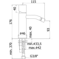 Mitigeur De Bidet Paffoni Light Sans Vidage Avec Mousseur M16x1 -PAFFONI Soldes 18063486 2