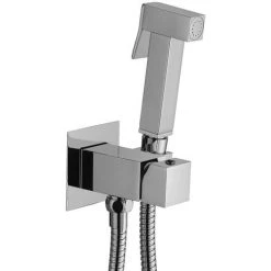 Set De Bidet Encastrable Carré Paffoni Tweet Square Mix Avec Mitigeur En Métal Et Douche