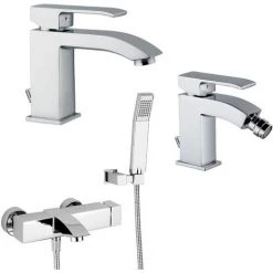 Mitigeur De Salle De Bain Paffoni Level, Lavabo, Bidet Et Baignoire Avec Duplex -PAFFONI Soldes 18153438 3