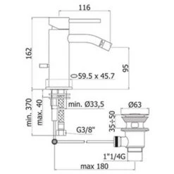 Paffoni Light Mitigeur Lavabo Avec Vidange + Offre Bidet Avec Vidange -PAFFONI Soldes 18525540 2