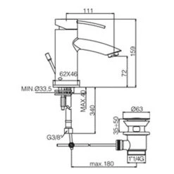Mitigeur Lavabo Paffoni Berry Avec Bonde, Bidet Avec Bonde Et Douche Avec Inverseur -PAFFONI Soldes 18525548 3