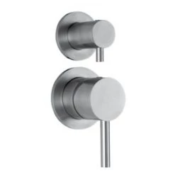 Mitigeur De Douche à Encastrer Avec Inverseur En Acier Inoxydable Paffoni Steel -PAFFONI Soldes 18525645 2