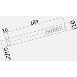 Pommeau De Douche Monocommande Paffoni Steel Raccord Universel En Acier Inoxydable 1/2 -PAFFONI Soldes 18525701 3