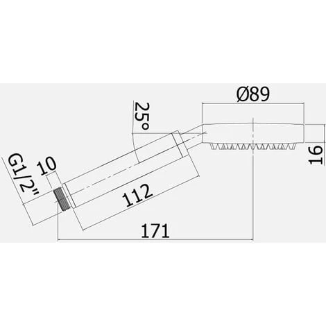 Douchette Paffoni Soft En ABS Chromé Avec Buses Anticalcaire 4 Douchette Paffoni Soft En ABS Chromé Avec Buses Anticalcaire – Image 2