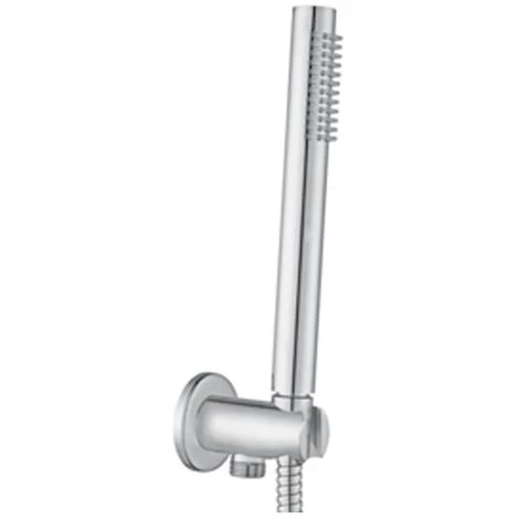 Ensemble De Douche Paffoni Steel Avec Support Intégré Rond 3 Ensemble De Douche Paffoni Steel Avec Support Intégré Rond