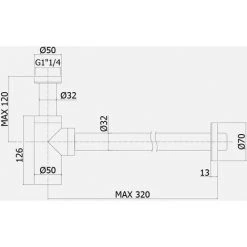 Siphon Paffoni Steel En Acier Inoxydable Satiné -PAFFONI Soldes 18525714 3