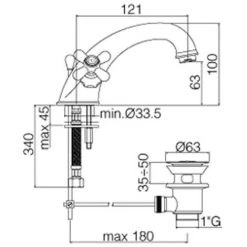 Mitigeur Lavabo Avec Bonde Paffoni Iris En Laiton Chromé 7 Mitigeur Lavabo Avec Bonde Paffoni Iris En Laiton Chromé -PAFFONI Soldes 18525776 3
