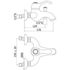 Mitigeur De Baignoire Paffoni Flavia Complet Avec Set De Douche -PAFFONI Soldes 18525917 2