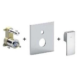 Mitigeur De Douche à Encastrer Avec Inverseur Paffoni Mod. ELLE Pour P-BOX