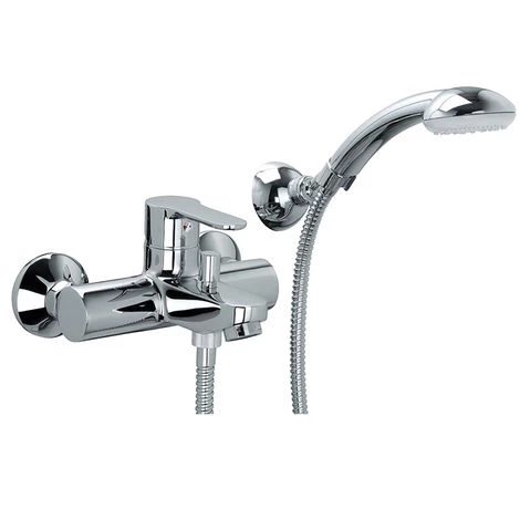 Mitigeur Bain Avec Set De Douche Paffoni Blu En Laiton Chromé 3 Mitigeur Bain Avec Set De Douche Paffoni Blu En Laiton Chromé