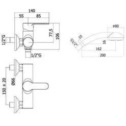 Mitigeur Bain Avec Set De Douche Paffoni Blu En Laiton Chromé 9 Mitigeur Bain Avec Set De Douche Paffoni Blu En Laiton Chromé -PAFFONI Soldes 18526037 4