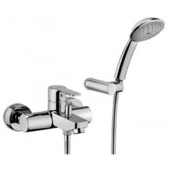 Paffoni Mitigeur Bain/douche Rouge Avec Douchette Duplex