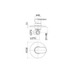 Mitigeur De Douche à Encastrer Paffoni Candy En Laiton Chromé Poli 7 Mitigeur De Douche à Encastrer Paffoni Candy En Laiton Chromé Poli -PAFFONI Soldes 19857952 3