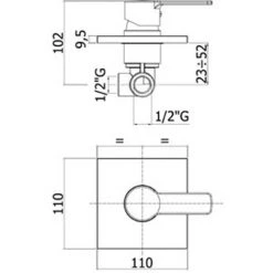 Mitigeur De Lavabo Paffoni Red Avec Vidange, Bidet Avec Vidange Et Douche En Laiton Chromé -PAFFONI Soldes 19857959 3