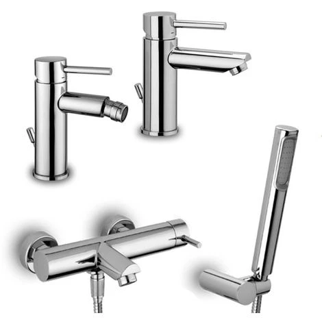 Paffoni Stick Mitigeur Lavabo Avec Bonde, Bidet Avec Bonde Et Baignoire 3 Paffoni Stick Mitigeur Lavabo Avec Bonde, Bidet Avec Bonde Et Baignoire