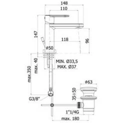 Paffoni Candy Mitigeur Lavabo Avec Vidange + Offre Bidet Avec Vidange -PAFFONI Soldes 19857967 3