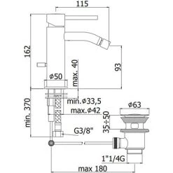 Mitigeur Bidet Avec Bonde Paffoni Light Fourni Avec Vidage -PAFFONI Soldes 19857974 2