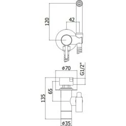 Ensemble Bidet Encastrable Avec Mitigeur Et Douche Paffoni ZDUP110 | Noir Mat - Noir Mat -PAFFONI Soldes 27716542 3