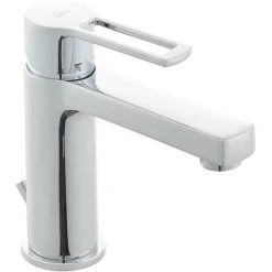 Paffoni Ringo West Mitigeur De Lavabo Avec Tirette Et Bonde, Chrome (RIN075) -PAFFONI Soldes 34739465 2