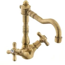Paffoni Ricordi Mélangeur XL De Lavabo Avec Tirette Et Bonde, Design Vintage, Bronze (IR085BR) -PAFFONI Soldes 34955322 3