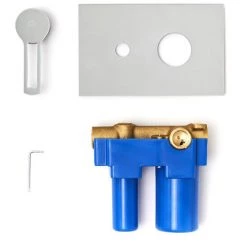 Paffoni Ringo West Set Façade De Douche 2 Sorties + Corps D'encastrement, Chrome (RIN015) -PAFFONI Soldes 35646585 5