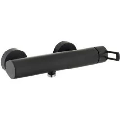 Paffoni Ringo West Mitigeur Mécanique De Douche Installation Murale, Noir Mat (RIN168NO)