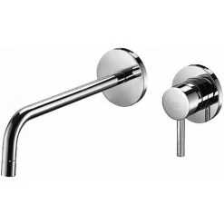 Mitigeur Lavabo Mural Avec Plaques Ø70 Mm Paffoni Light LIG104..70-LIG105..70-LIG106..70 | Chromé - 178 Mm - Chromé