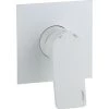 Mitigeur Douche à Encastrer 1 Sortie Avec Plaque Inox Paffoni Tilt TI010 | Blanc Mat - 1 Sortie - Blanc Mat -PAFFONI Soldes 47502169 1