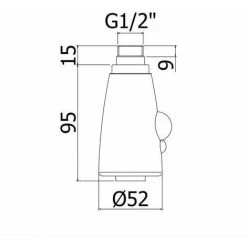 Douchette Rechange Pour Mitigeur èvier Paffoni ZDOC058 | Chromé - Chromé -PAFFONI Soldes 4867683 4