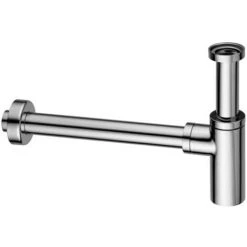 Siphon D'évier Design Rond Paffoni En Laiton Chromé