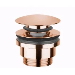 Bonde Clic-clac Pour Lavabos Avec Trop-plein Paffoni Light Exclusive Edition Rose Gold Version