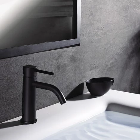 Mitigeur De Lavabo Paffoni Light Exclusive Edition En Laiton Finition Noir Mat 6 Mitigeur De Lavabo Paffoni Light Exclusive Edition En Laiton Finition Noir Mat – Image 4