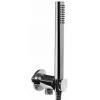 Ensemble De Douche Duplex Paffoni Avec Raccordement à L'eau, Douche Ronde Flexible Et Laiton Chromé -PAFFONI Soldes 50666792 1