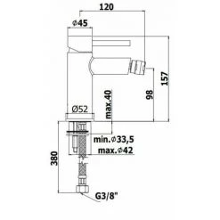 Mitigeur Bidet Avec Jet Réglable Paffoni Stick SK131HCR | Chromé - Sans Vidage - Chromé 5 Mitigeur Bidet Avec Jet Réglable Paffoni Stick SK131HCR | Chromé - Sans Vidage - Chromé -PAFFONI Soldes 5073314 2