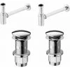 PAFFONI Kit D'installation Pour Deux Lavabos Avec Siphon Design Et Vidage Clic Clac 1 PAFFONI Kit D'installation Pour Deux Lavabos Avec Siphon Design Et Vidage Clic Clac -PAFFONI Soldes 50947039 1