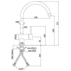 Mitigeur D'évier Monotrou En Laiton Chromé Paffoni Light 5 Mitigeur D'évier Monotrou En Laiton Chromé Paffoni Light -PAFFONI Soldes 50947046 2