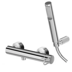 Mitigeur De Douche Externe Avec Douchette Et Support Articulé Paffoni Jocker Chrome