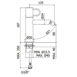 Ensemble De Mitigeurs Lavabo Et Bidet Hauts Avec Vidage Paffoni Jocker Chromé Clic-clac -PAFFONI Soldes 50947124 4