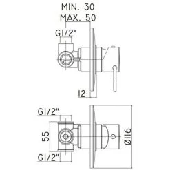 Paffoni Jocker Ensemble Chromé De Mitigeurs Lavabo, Bidet Et Douche 11 Paffoni Jocker Ensemble Chromé De Mitigeurs Lavabo, Bidet Et Douche -PAFFONI Soldes 50947126 5