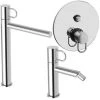 Ensemble De Mitigeurs Hauts Pour Lavabo, Bidet Et Douche Avec Inverseur Chromé Paffoni Jocker 2 Ensemble De Mitigeurs Hauts Pour Lavabo, Bidet Et Douche Avec Inverseur Chromé Paffoni Jocker -PAFFONI Soldes 50947128 1
