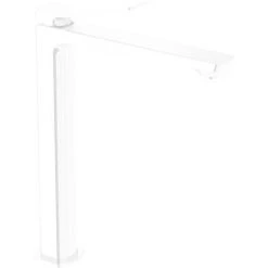 Mitigeur Lavabo Haut Avec Vidage Automatique Paffoni Tilt Bianco Opaco