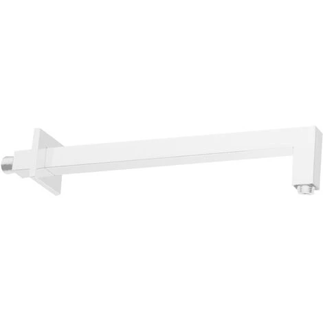 Bras De Douche Carré Paffoni Level 40 Cm En Laiton Blanc Mat 3 Bras De Douche Carré Paffoni Level 40 Cm En Laiton Blanc Mat